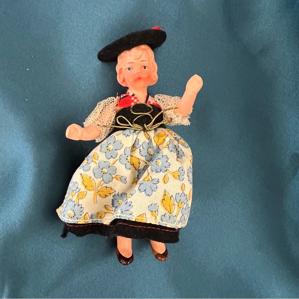 1930s’ German Handcrafted Charming Miniature Doll